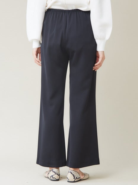 裏起毛フレアワイドパンツ