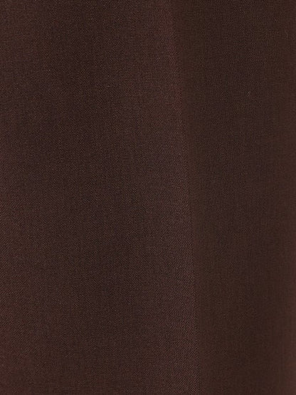 【XSサイズ展開】【セットアップ対応】ウールタッチテーパードパンツ