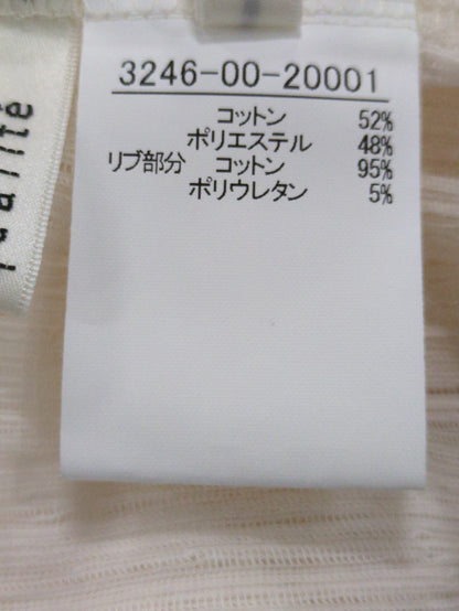 クレープギャザーカットソー