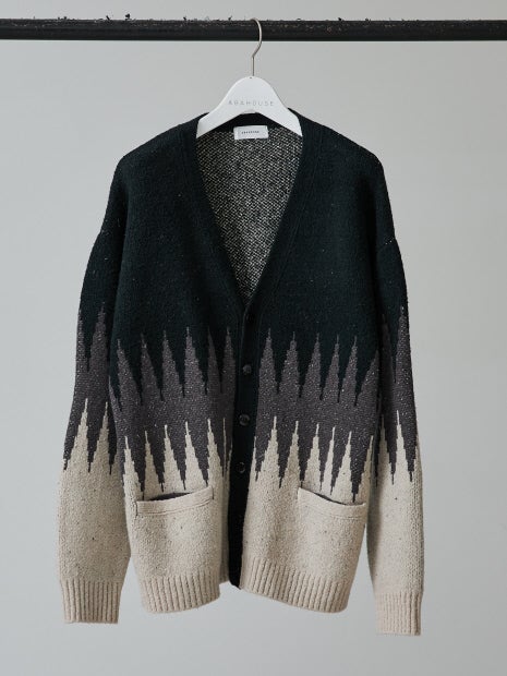 【ネイティブ柄】オーガニックコットン カーディガン