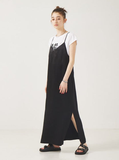 アセテートキャミワンピース