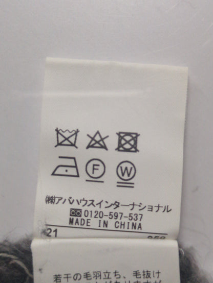 スラブモヘア2WAYニット