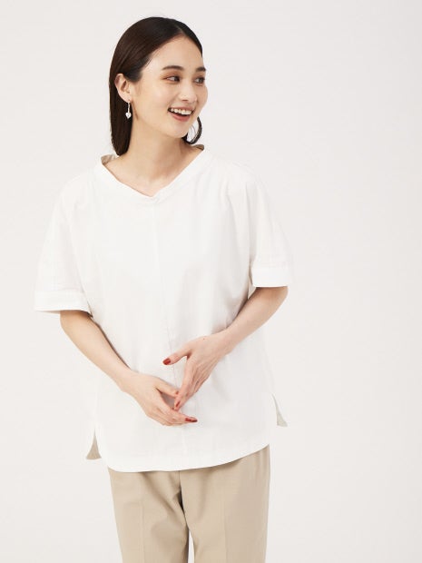 撥水タフタTブラウス