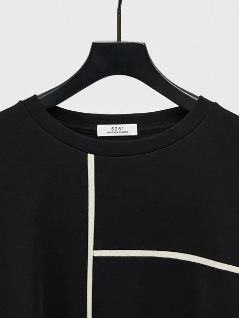 コンポジションライン 長袖Tシャツ