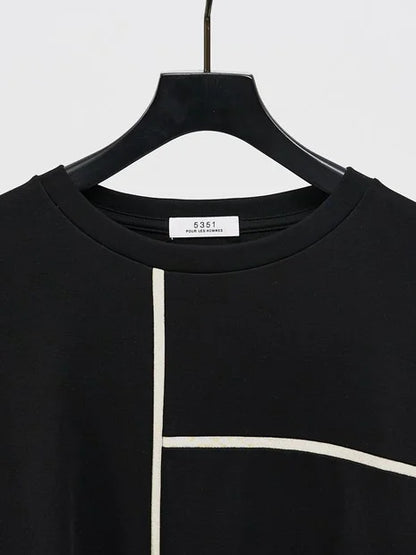 コンポジションライン 長袖Tシャツ