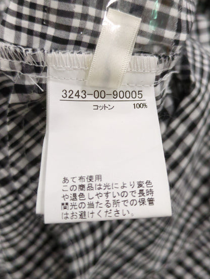 グレンチェックシャツワンピース