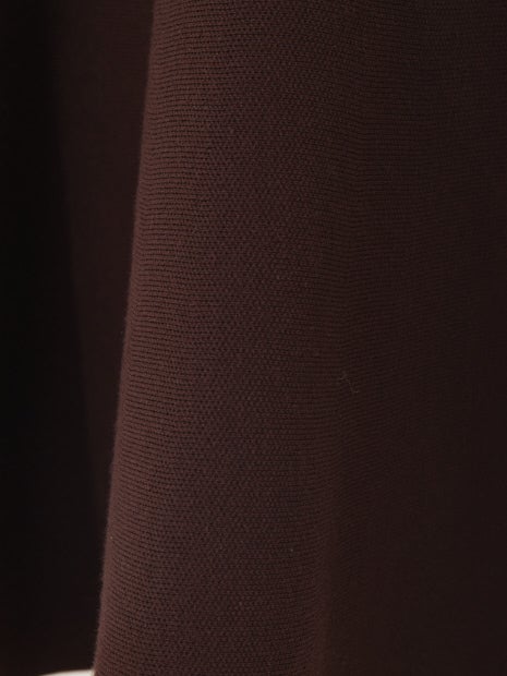 【セットアップ対応】ニットフレアミニスカート