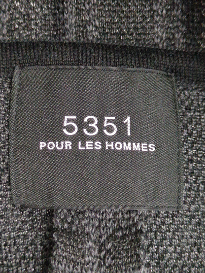 14G チェック ニットジャケット