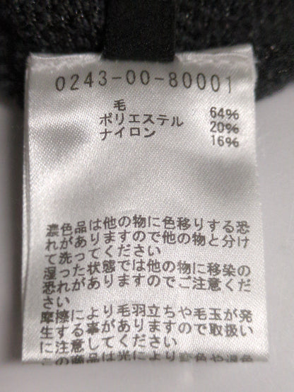 14G チェック ニットジャケット