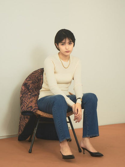 【アンサンブル対応】ワイドリブプルオーバー