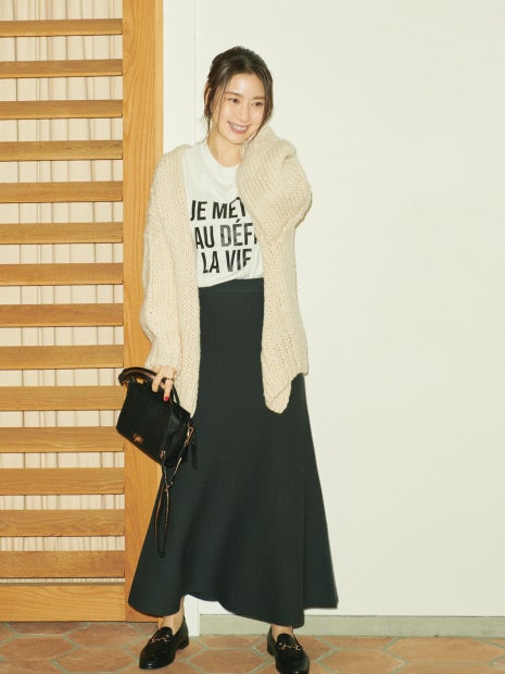 フレアニットスカート