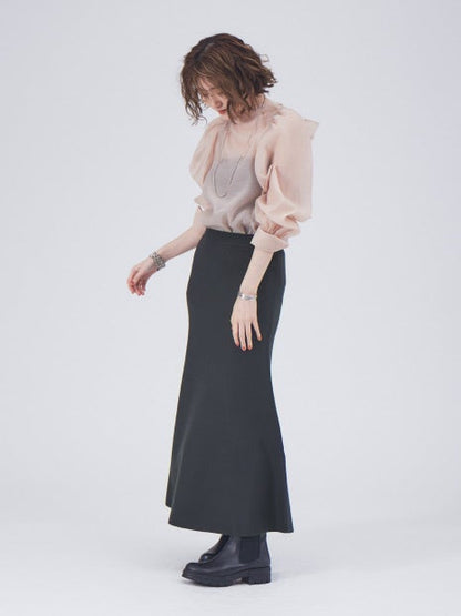 フレアニットスカート