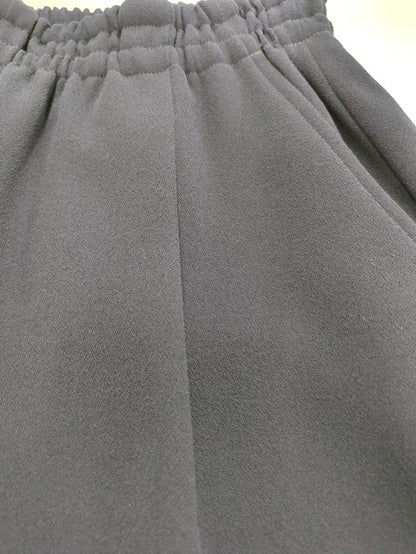 裾レースジョーゼットパンツ