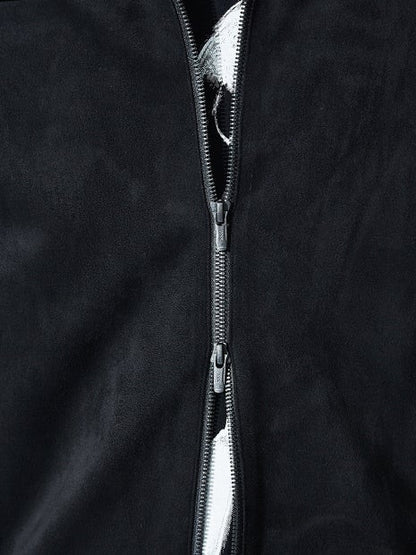 【セットアップ対応】ハイテンション レザー ジップパーカー