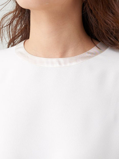 【セットアップ対応】ピーチピケブラウス