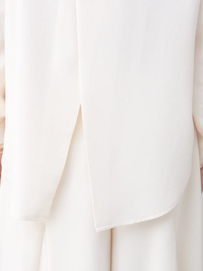 【セットアップ対応】ピーチピケブラウス