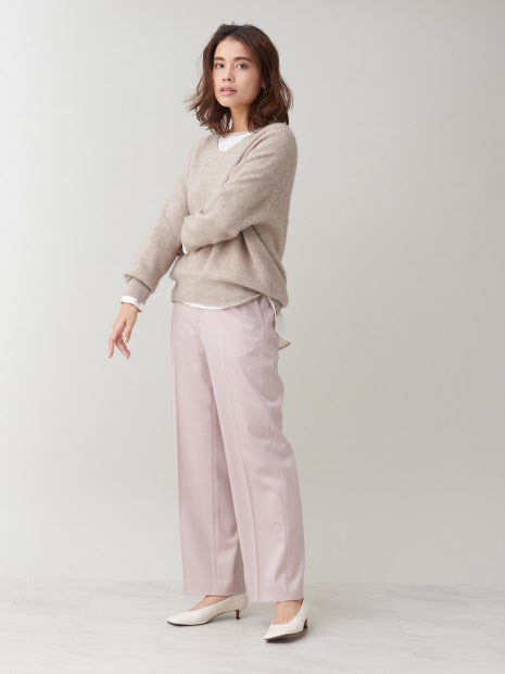 【セットアップ対応】ピーチピケブラウス