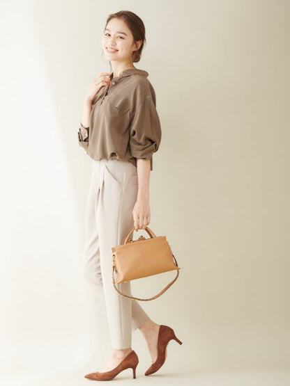 【伸縮性抜群!】2重織ウォームタックパンツ