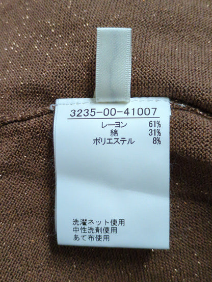 ラメニットカーディガン