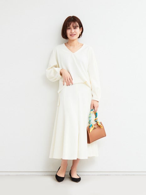 【セットアップ対応】ジョーゼットブラウス