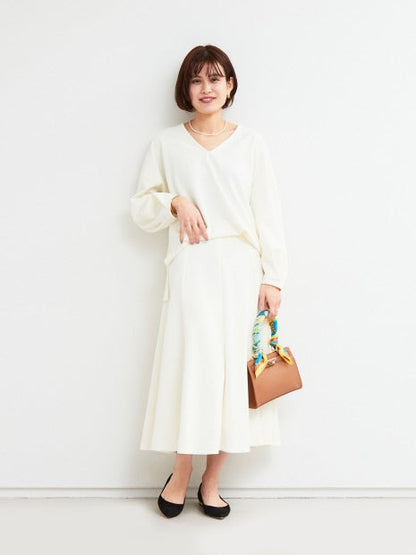 【セットアップ対応】ジョーゼットブラウス