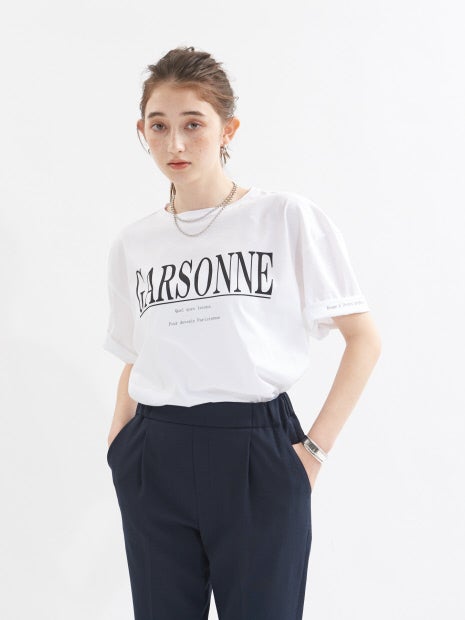 ターンバックロゴTシャツ