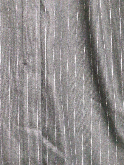ウールサキソニーWカフスシャツ