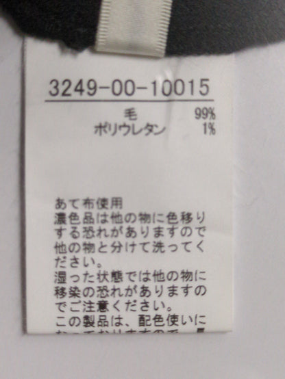 ウールサキソニーWカフスシャツ