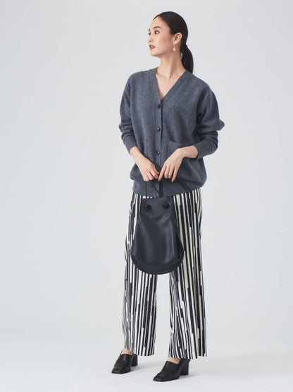 圧縮ニットカーディガン