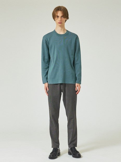 総針 プルオーバー ニット / クルーネックニット