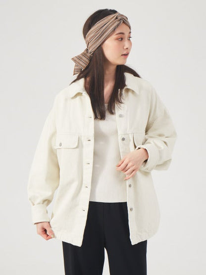 【e×qualite】オーバーデニムジャケット