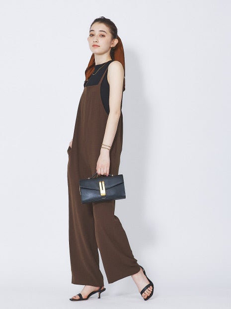 ドライタッチストレッチサロペット