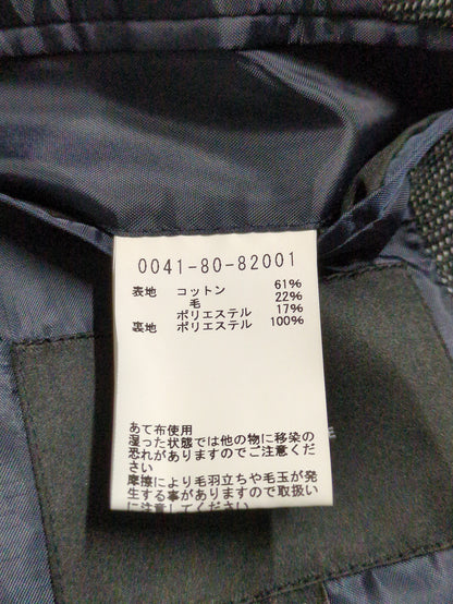 コットンウールポリエステルジャージ ジャケット