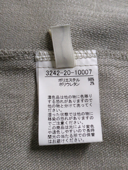 リネンライクギャザーブラウス