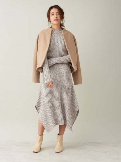 カラーミックス2WAYニットワンピース