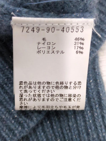ふわふわウール2WAYラメニット