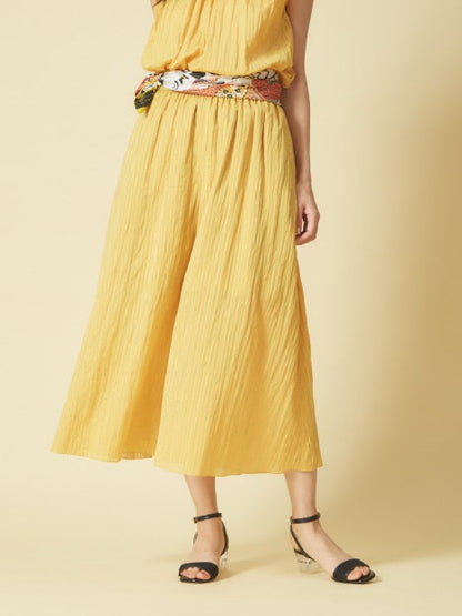 シャドーストライププリーツパンツ