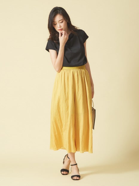 シャドーストライププリーツパンツ