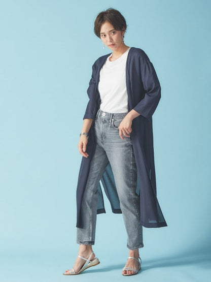 キュプラサテンライトガウン