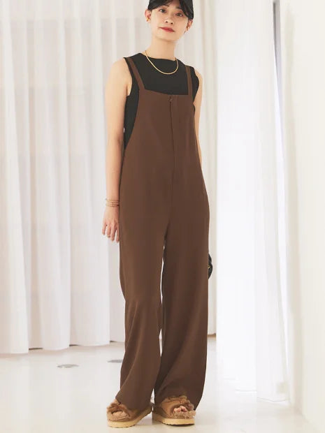 ドライタッチストレッチサロペット