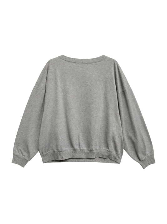 ゆるシルエットバックヘンリーカットプルオーバー