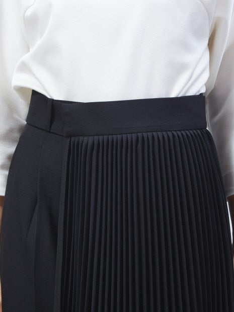 【3WAY】ハーフプリーツパンツ
