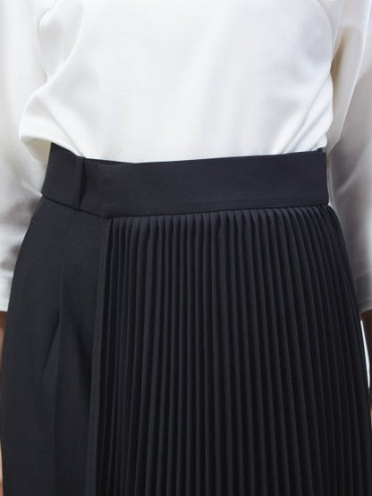 【3WAY】ハーフプリーツパンツ