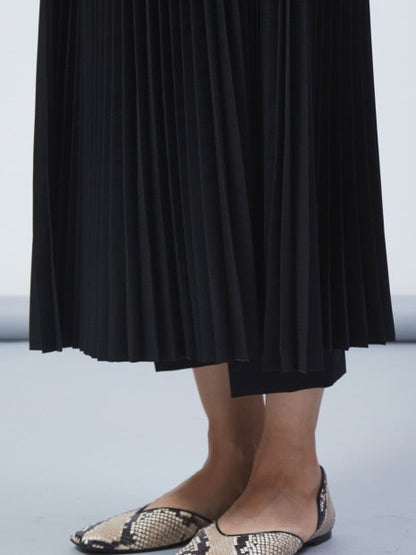 【3WAY】ハーフプリーツパンツ