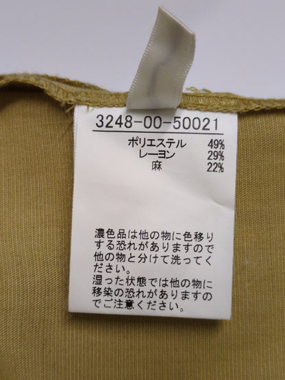 ライトリネンラップパンツ