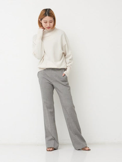 センタープレスストレッチパンツ