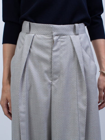 ドットジャガードパンツ