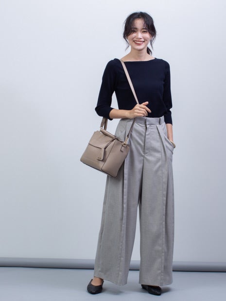 ドットジャガードパンツ