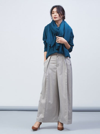 ドットジャガードパンツ