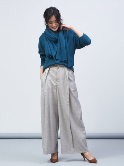 ドットジャガードパンツ